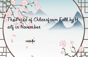 the price of chloroform fell by half in november