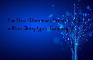sunsirs: aluminum prices in china rose sharply on january 26