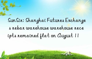 sunsir: shanghai futures exchange s rebar warehouse warehouse receipts remained flat on august 11