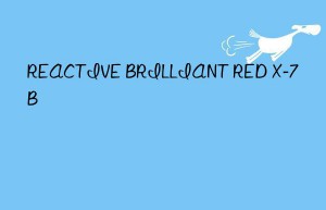 reactive brilliant red x-7b