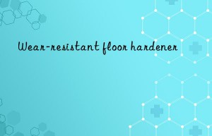 wear-resistant floor hardener