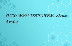 asco wsnfet8327a608ms solenoid valve