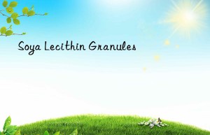 soya lecithin granules