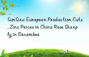 sunsirs: european production cuts, zinc prices in china rose sharply in december