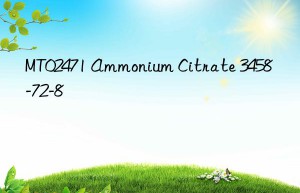 mt02471 ammonium citrate 3458-72-8