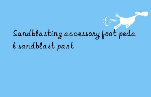 sandblasting accessory foot pedal sandblast part
