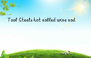 tool steels hot rolled wire rod