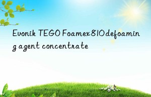 tego foamex 810 defoaming agent concentrate