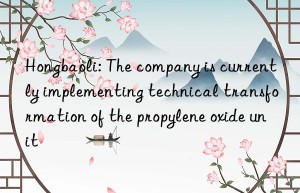 hongbaoli: the company is currently implementing technical transformation of the propylene oxide unit