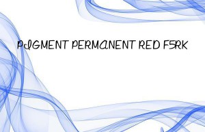 pigment permanent red f5rk