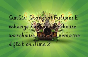 sunsir: shanghai futures exchange s rebar warehouse warehouse receipts remained flat on june 2