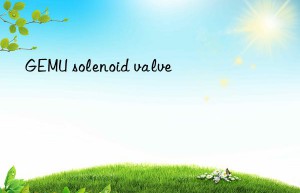 gemu solenoid valve
