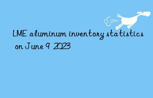 lme aluminum inventory statistics on june 9  2023
