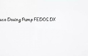 jesco dosing pump fedos dx