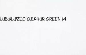 solubilized sulphur green 14