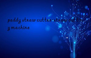 paddy straw cutter-straw cutting machine