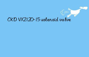 ckd vx2120-15 solenoid valve