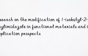 research on the modification of 1-isobutyl-2-methylimidazole in functional materials and its application prospects