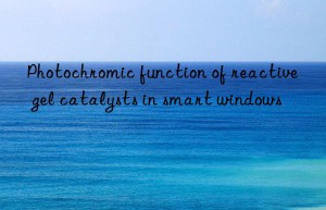 photochromic function of reactive gel catalysts in smart wins