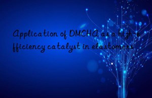 application of dmcha as a high-efficiency catalyst in elastomers