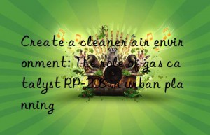 create a cleaner air environment: the role of gas catalyst rp-208 in urban planning