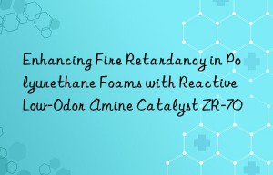 enhancing fire retardancy in polyurethane foams with reactive low-odor amine catalyst zr-70