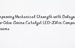 improving mechanical strength with delayed low-odor amine catalyst led-204 in composite foams