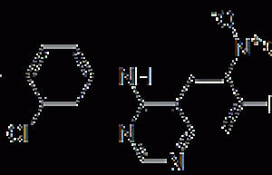 n-(3-chloro-4-fluorophenyl)-7-fluoro-6-nitroquinazolin-4-amine