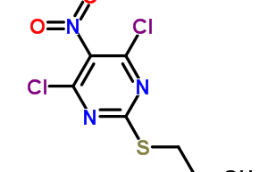 4,6-dichloro-5-nitro-2-propylthiopyrimidine 145783-14-8