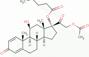 prednisolone   17-valerate 21-acetate