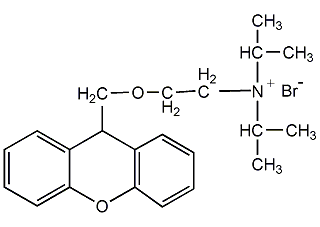 propantheline bromide structural formula
