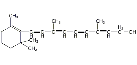 vitamin a structural formula