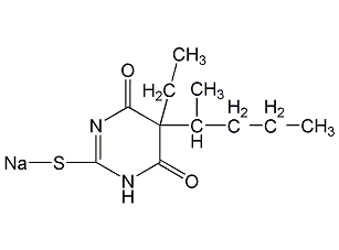sodium thiopental structural formula
