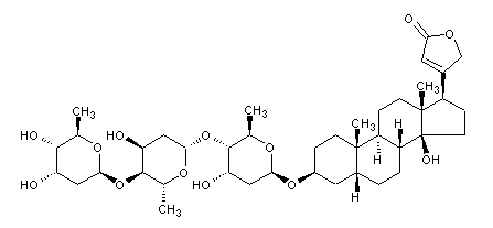 digitoxin structural formula
