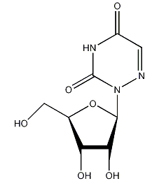 6-azauridine structural formula