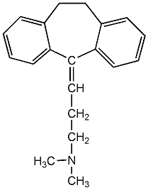 amitriptyline structural formula