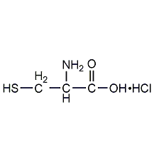 cysteine hydrochloride structural formula