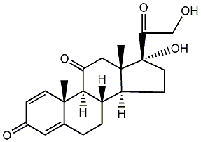 prednisone structural formula
