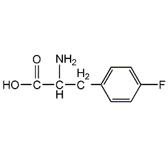 dl-4-fluorophenylalanine structural formula
