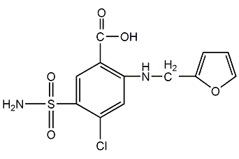 frusemide structural formula