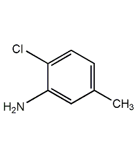 2-chloro-5-methylaniline structural formula