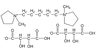pentylbipyridinium tartrate structural formula