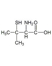 d-(-)-penicillamine structural formula