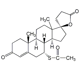 structural formula of spirolactone sterol