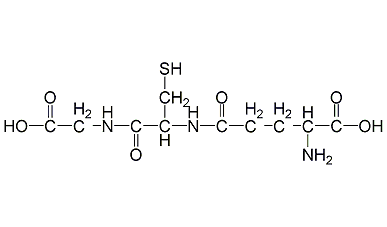 reduced glutathione structural formula