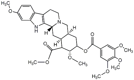 reserpine structural formula