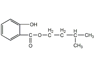 isoamyl benzoate structural formula