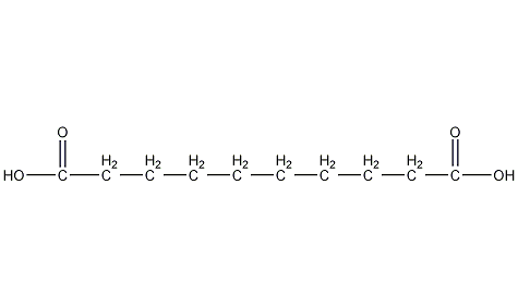 sebacic acid structural formula