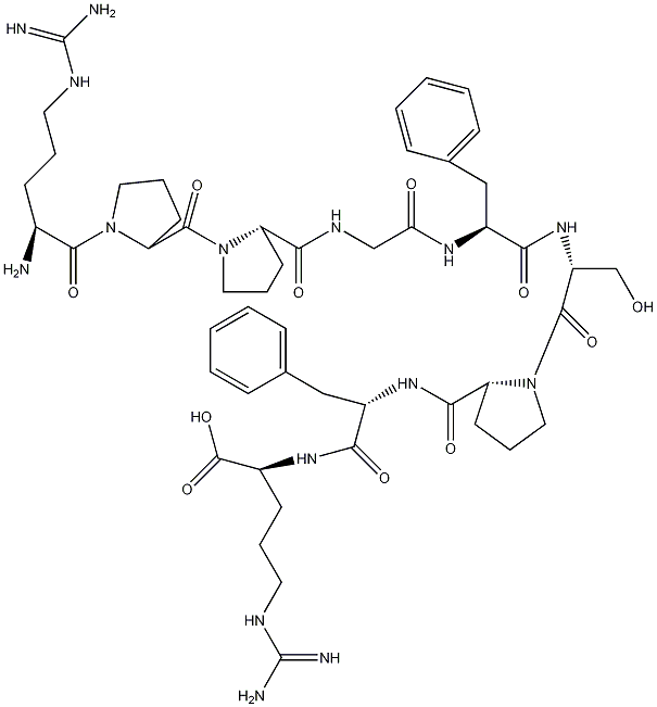 bradykinin structural formula