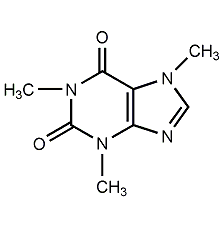 caffeine structural formula